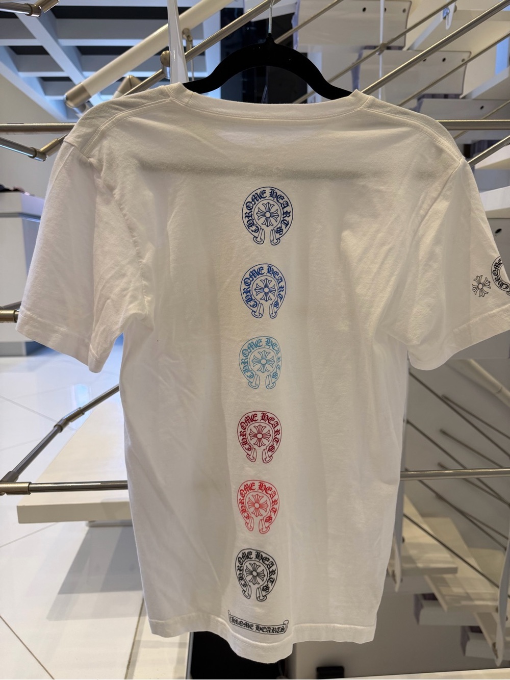 Chrome Hearts Multicolor Horseshoe Pocket T- Shirt - Picture 5 of 7
